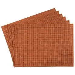 APS 6er Tischset/ Platzset In Orange 45 X 33 Cm