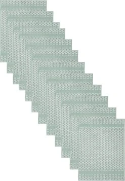 Aspero 12 Frotte Baumwoll Geschirrtücher In Grün