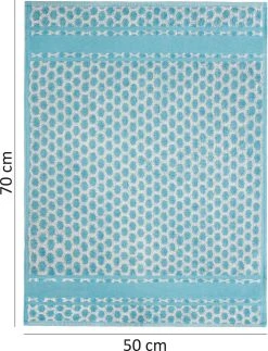 Aspero 3 Frottee Baumwoll-Geschirrtücher In Blau