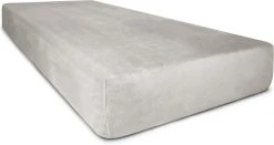 Aspero Flanell-Spannbettlaken PERPIGNAN In Hellgrau