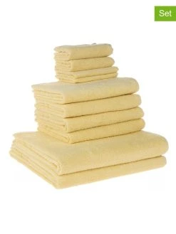 Avance 10tlg. Handtuch-Set In Gelb