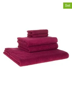 Avance 5tlg. Handtuch-Set In Beere