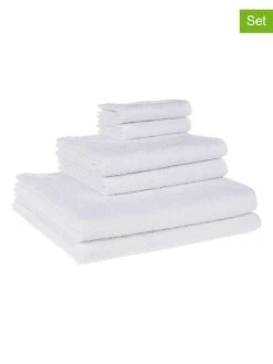 Avance 6tlg. Handtuch-Set In Weiß