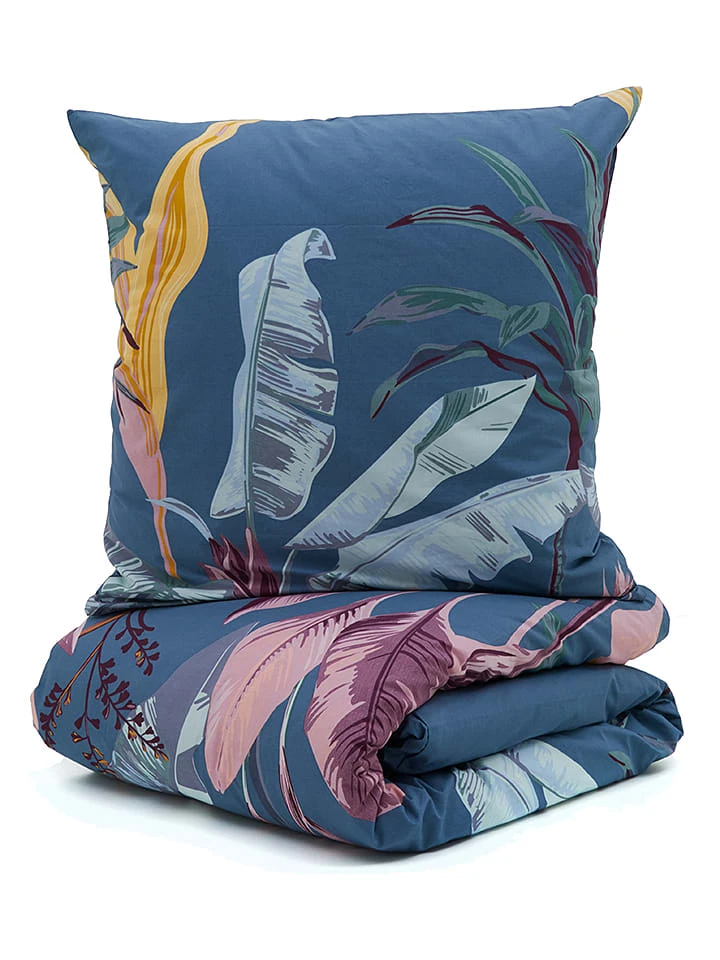 Avance Perkal-Bettwäsche-Set In Dunkelblau