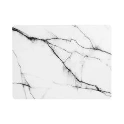 Butlers 6x Tischset Marmor-Optik RETRO WAVE In Weiß