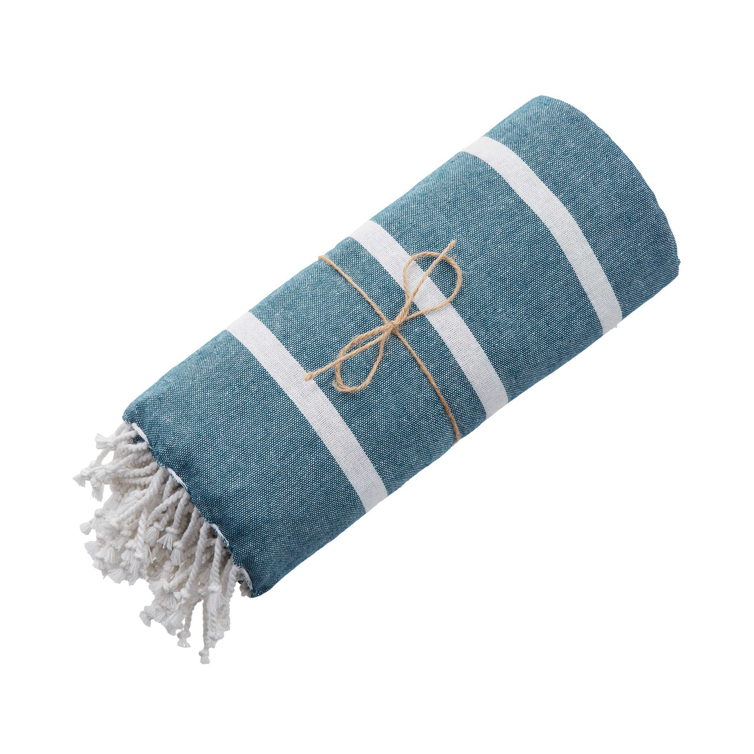 Butlers Strandtuch L 200 X B 180cm SURFSIDE In Blau – Bild 6