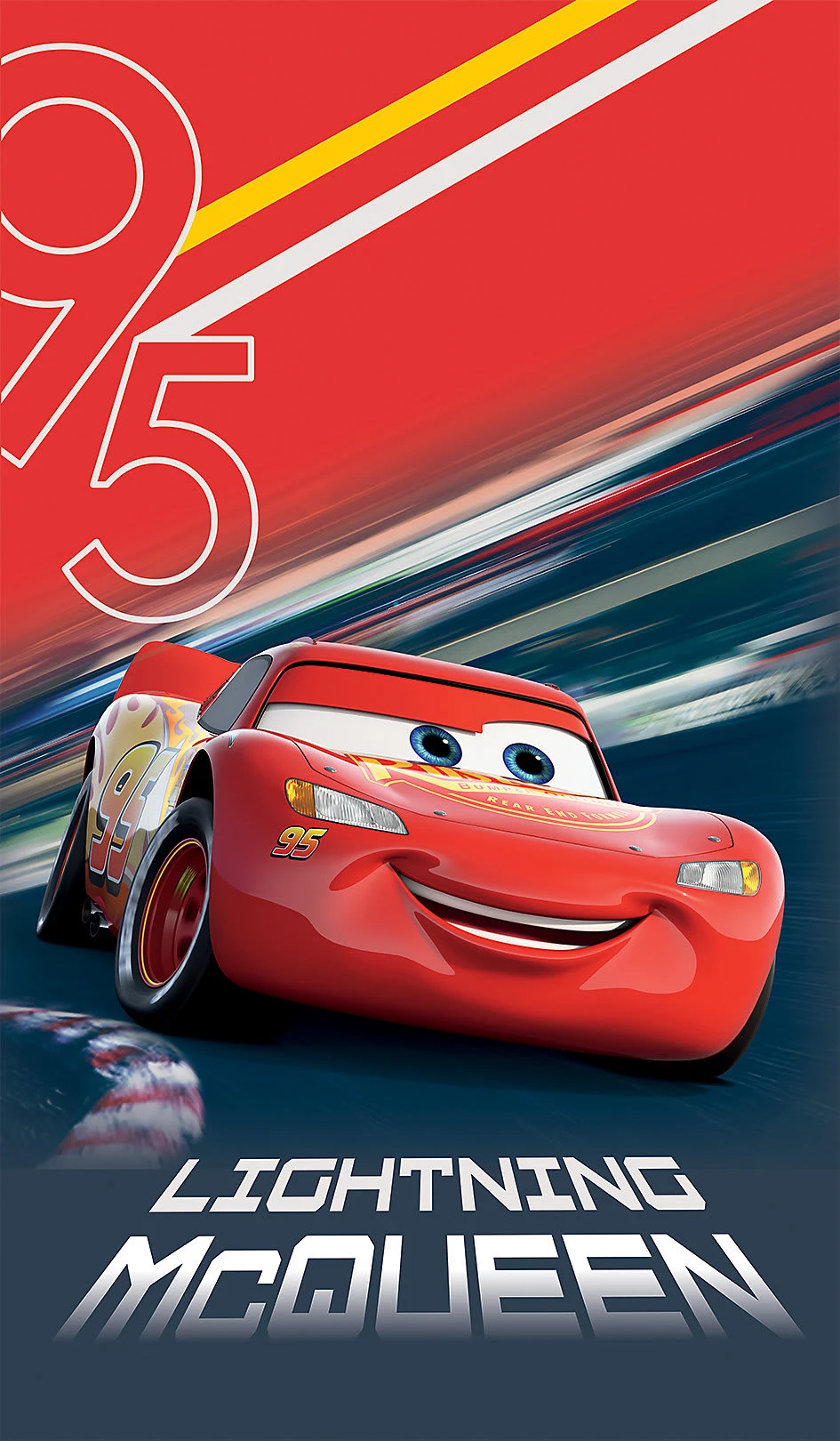 CTI Strandtuch, Disney Cars 3 Effect, 70 X 120 Cm