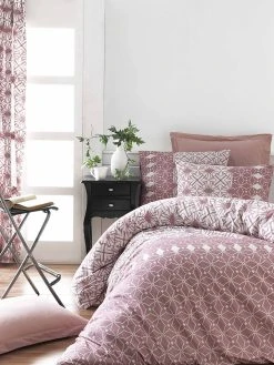 Elizabed Renforcé-Bettwäsche-Set "Alize" In Rosa