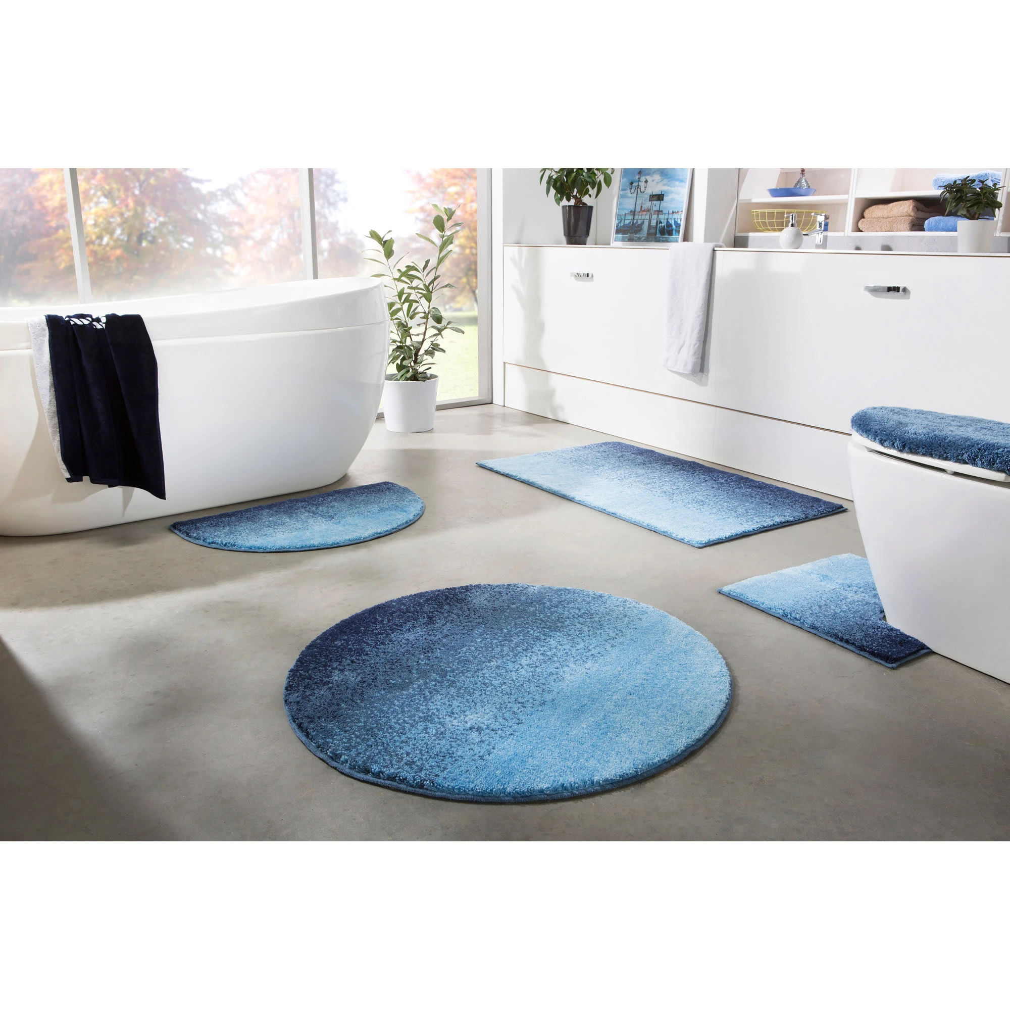 Erwin Müller Badematte Katerini In Blau – Bild 2