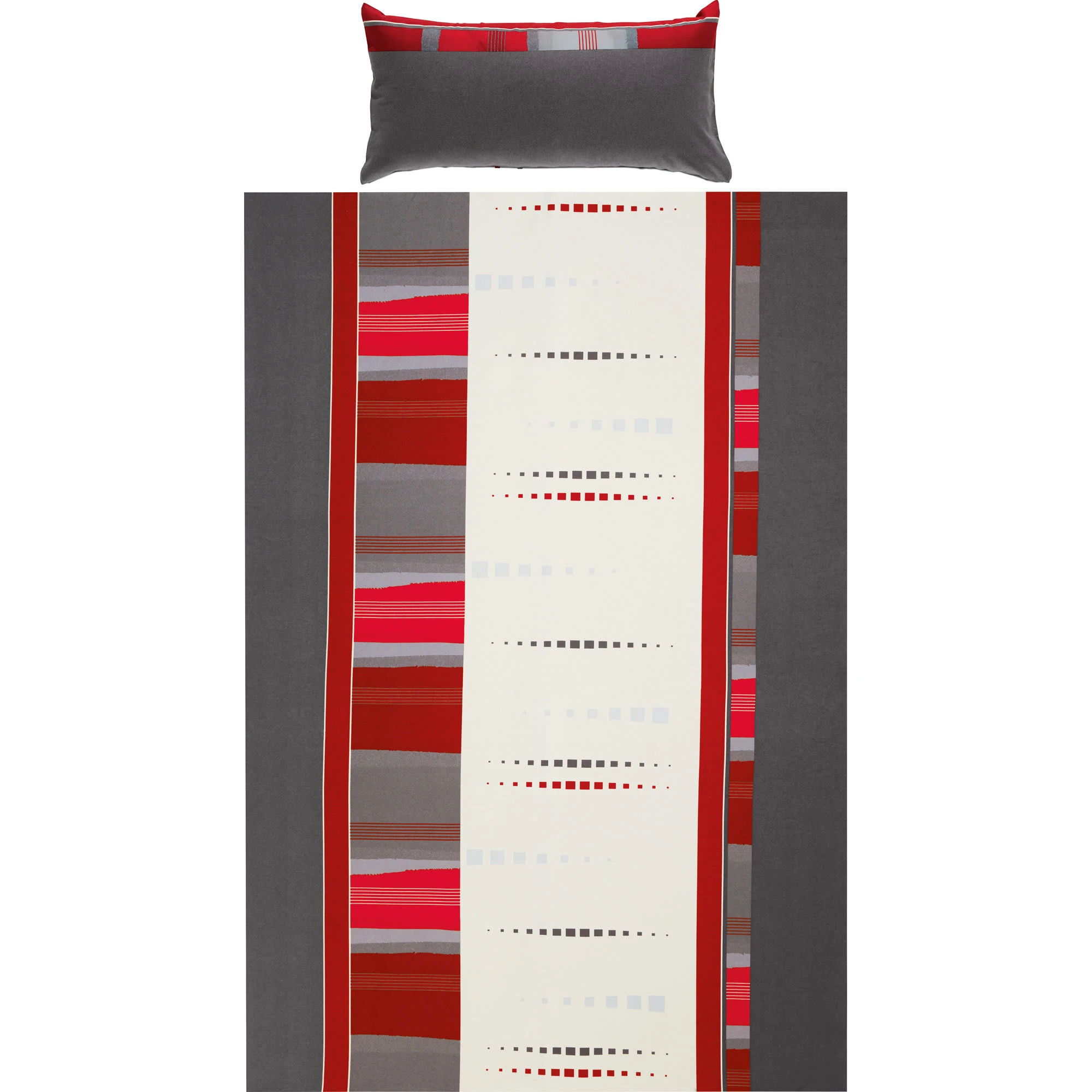 Erwin Müller Bettwäsche In Rot-anthrazit – Bild 2