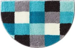 Erwin Müller Duschvorlage Halbrund Kreta In Türkis