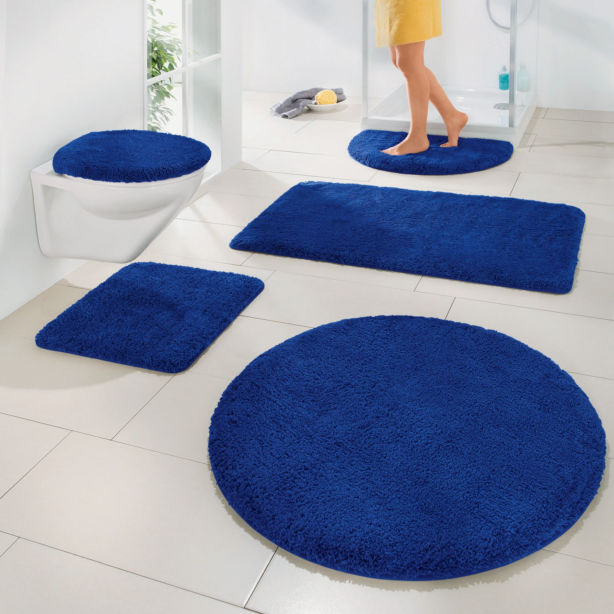 Erwin Müller Duschvorlage Halbrund Rhodos In Royalblau – Bild 2