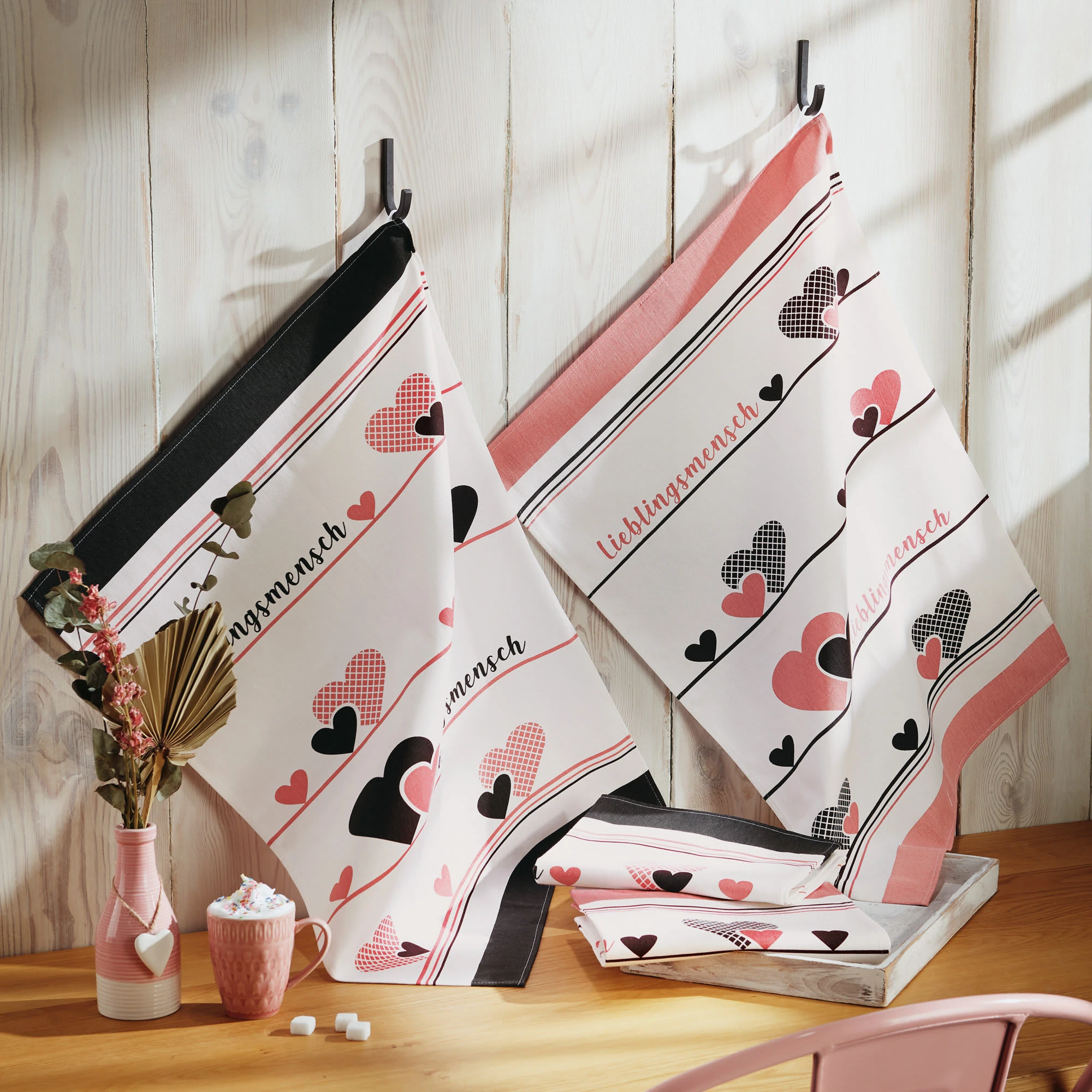 Erwin Müller Geschirrtuch 4er-Pack In Lieblingsmensch – Bild 4