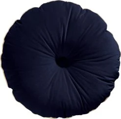 Erwin Müller Kissen Rund, Gefüllt Manchester In Marine