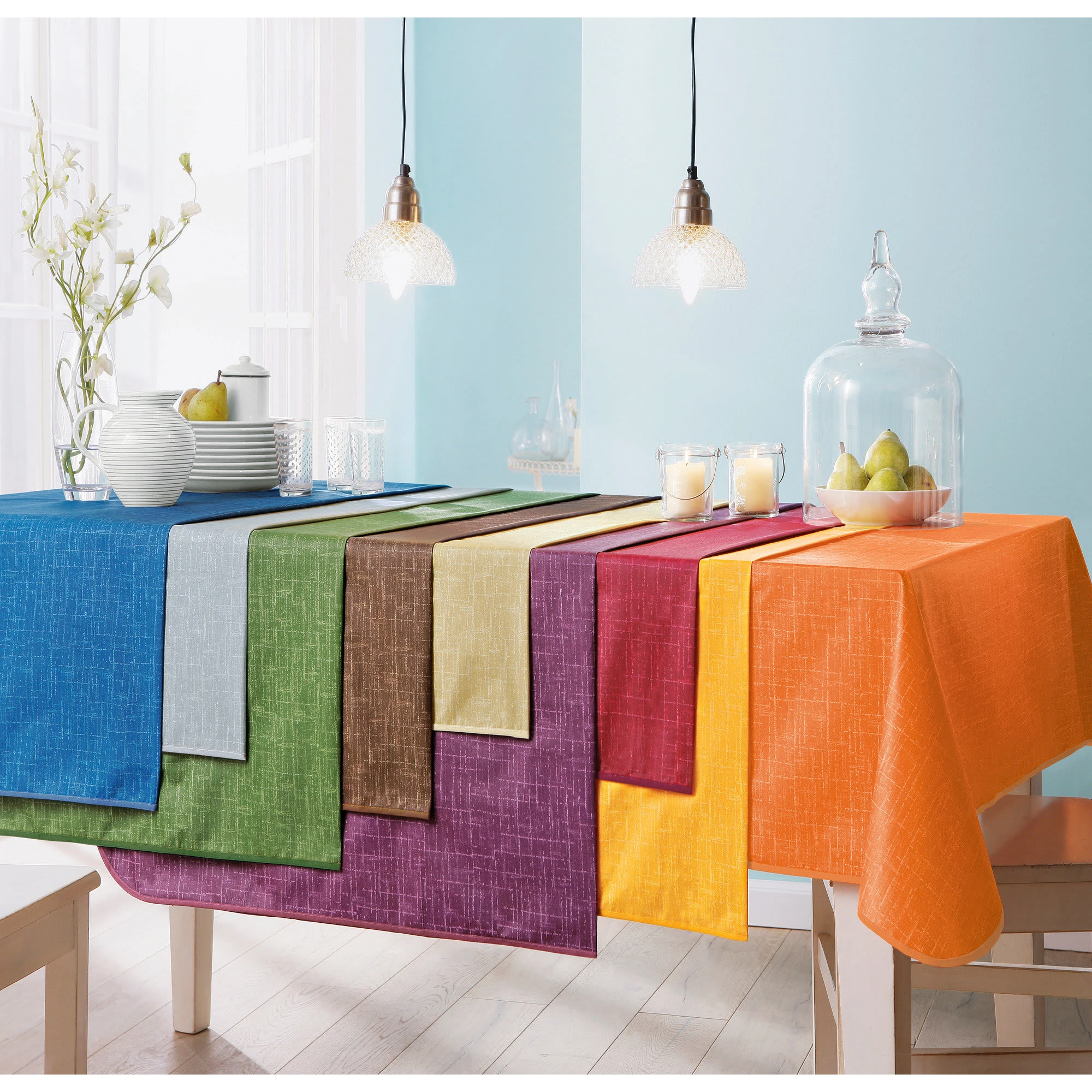 Erwin Müller Tischdecke Wuppertal In Beere – Bild 3