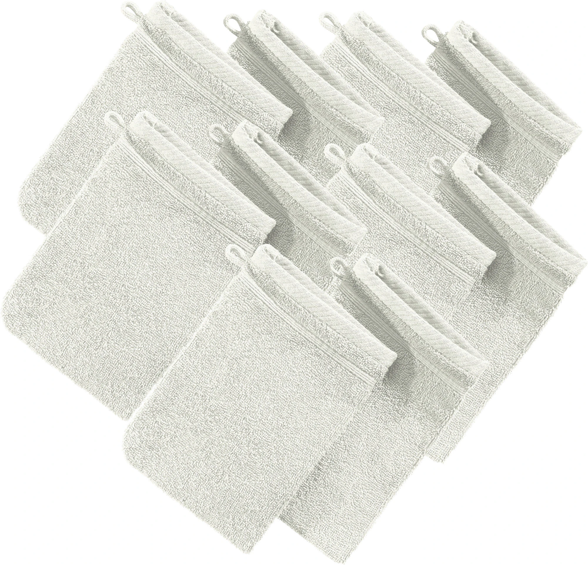 Erwin Müller Waschhandschuh 10er-Pack Heidelberg In Creme