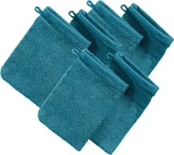 Erwin Müller Waschhandschuh 6er-Pack Heidelberg In Petrol
