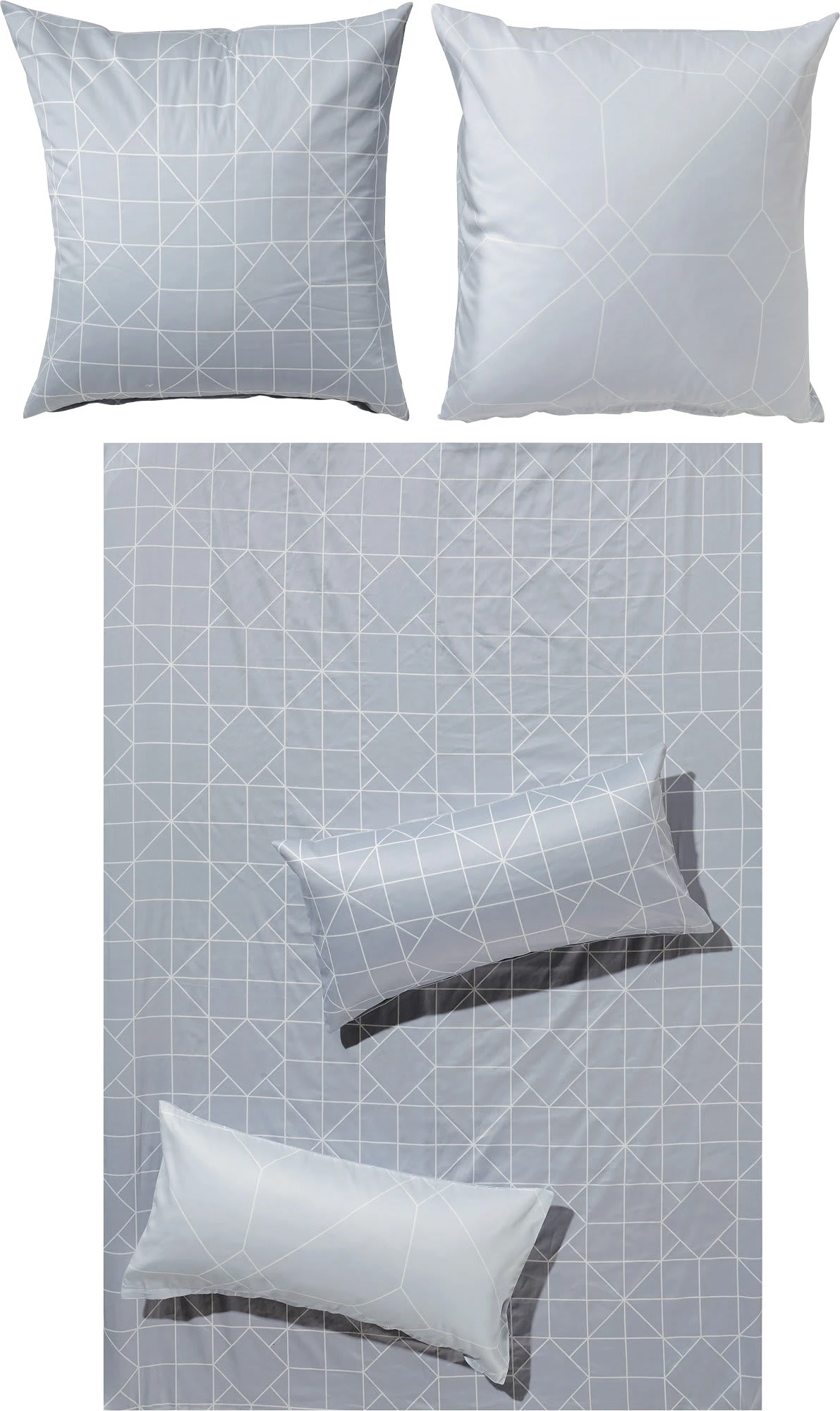 Erwin Müller Wendebettwäsche In Grau