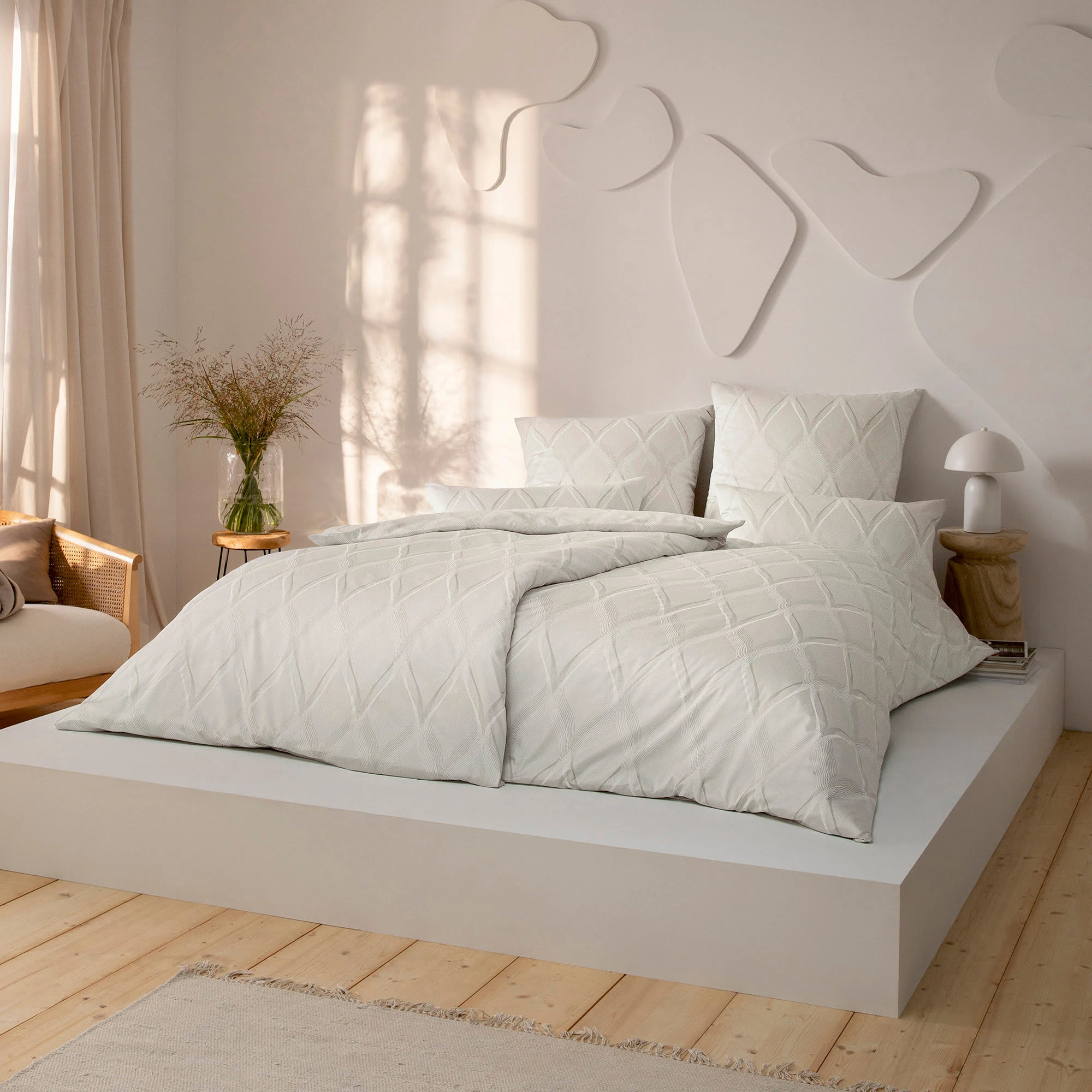 ESTELLA Bettwäsche + Gratis-Kissenbezug In Leinen – Bild 2