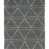 Flair Rugs Jute-Teppich In Blau/ Bunt
