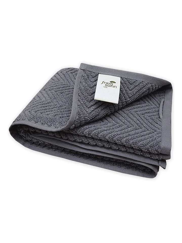 Framsohn 2er-Set: Duschtücher "Ocean" In Anthrazit – Bild 2