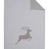 Framsohn 4er-Set: Geschirrtücher "Hirsch" In Beige