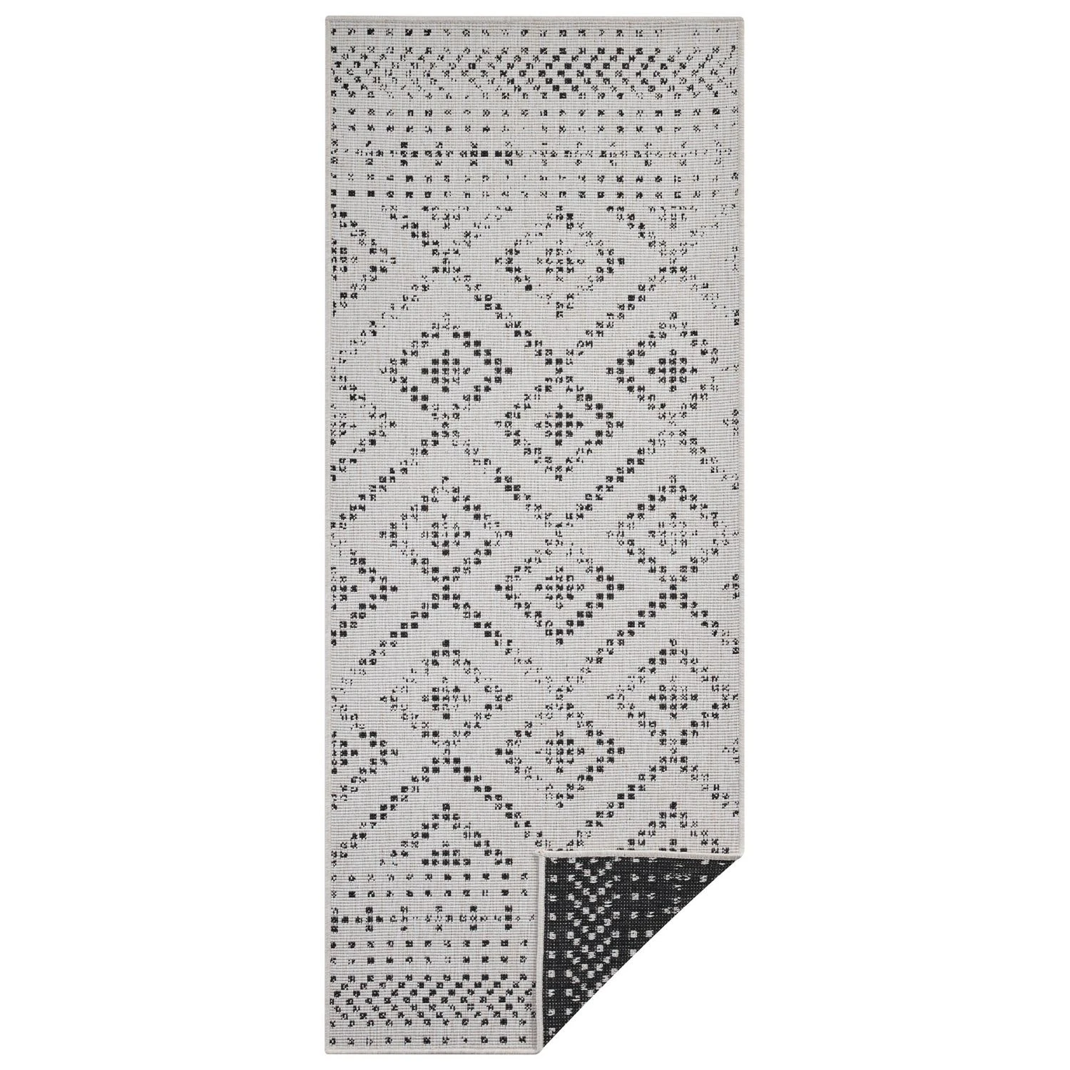 Freundin Home Collection In- & Outdoor Wendeteppich Olympia Schwarz – Bild 2