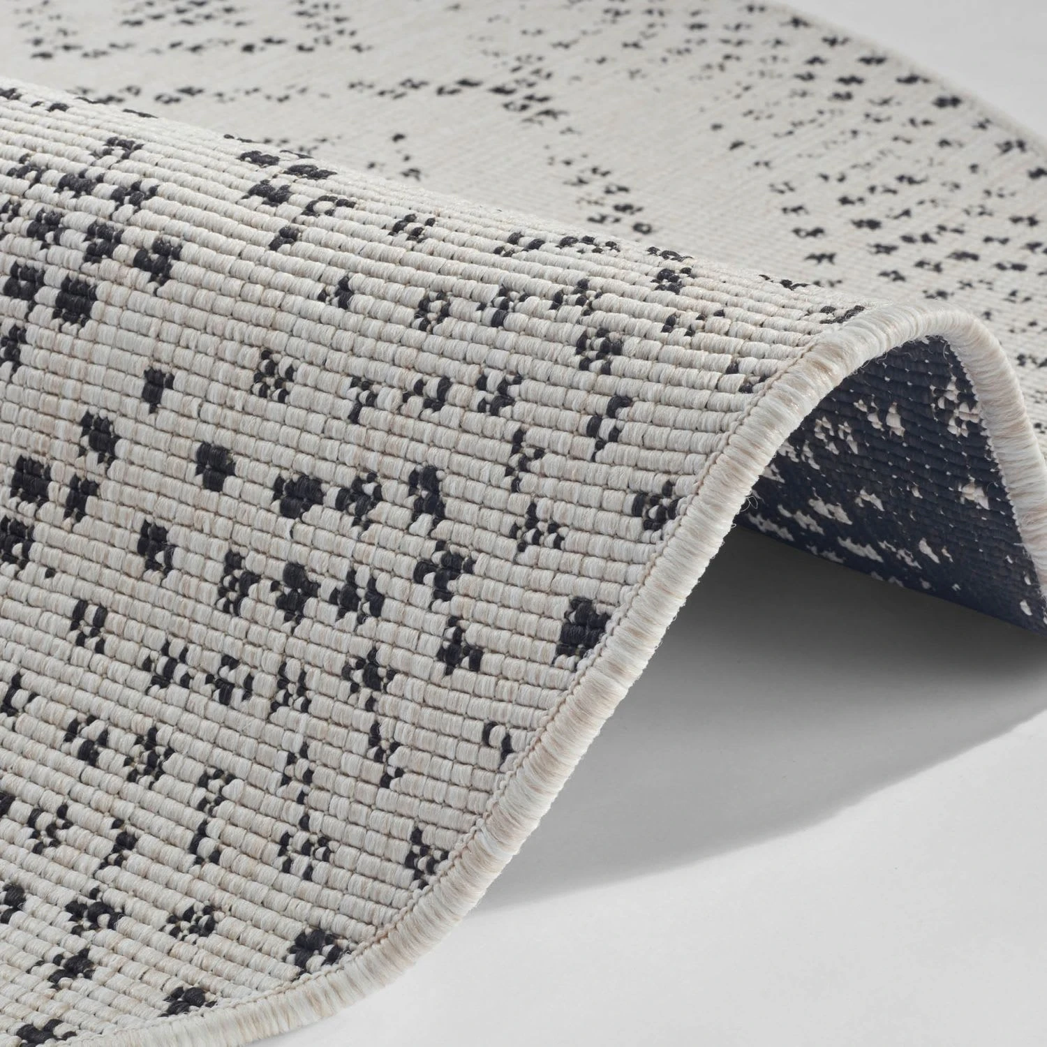 Freundin Home Collection In- & Outdoor Wendeteppich Olympia Schwarz – Bild 7