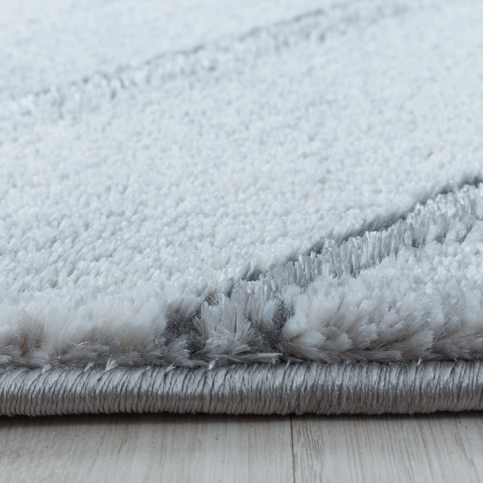 Giancasa Flachflorteppich Udine In Silber – Bild 3