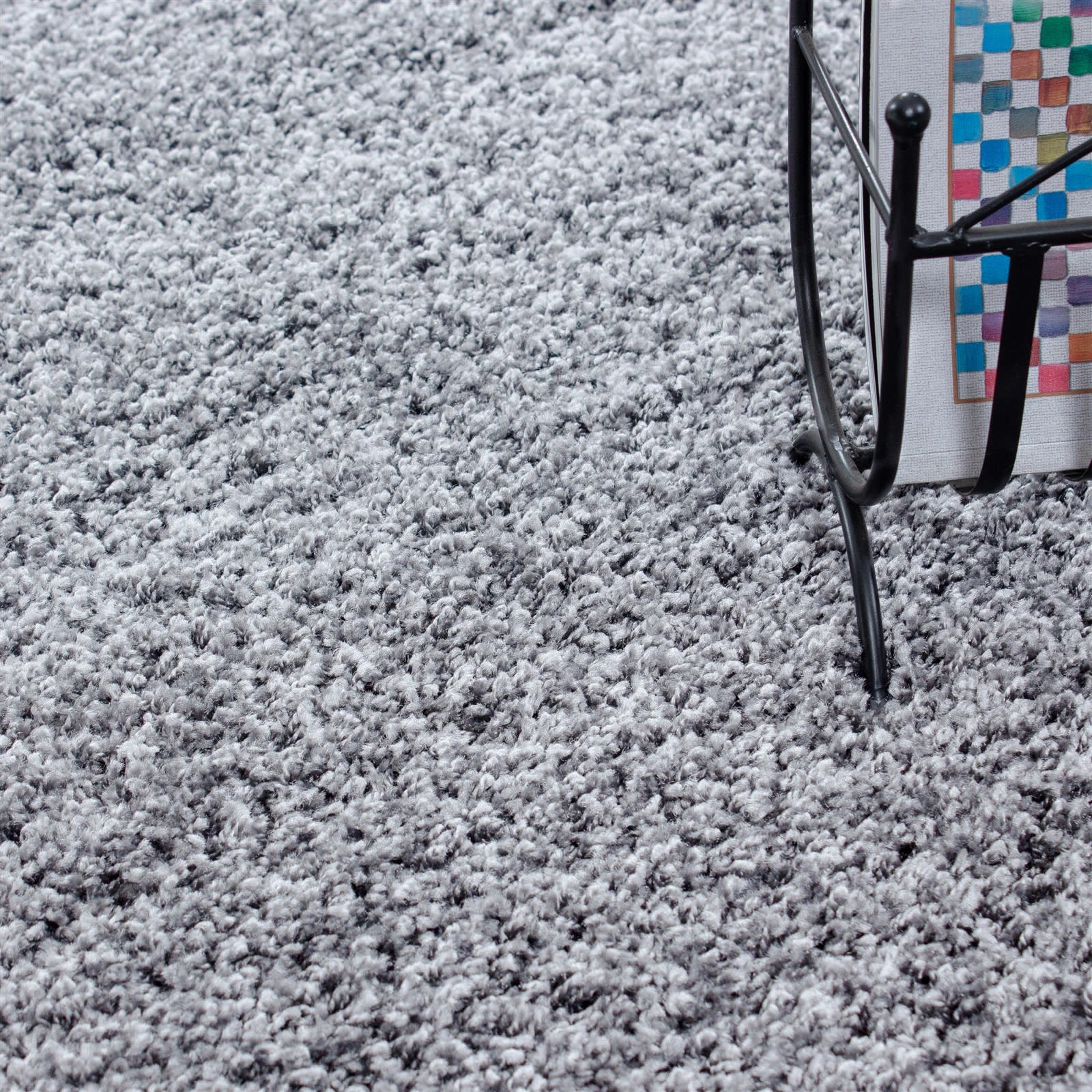 Giancasa Hochflorteppich Milano In Hellgrau – Bild 3