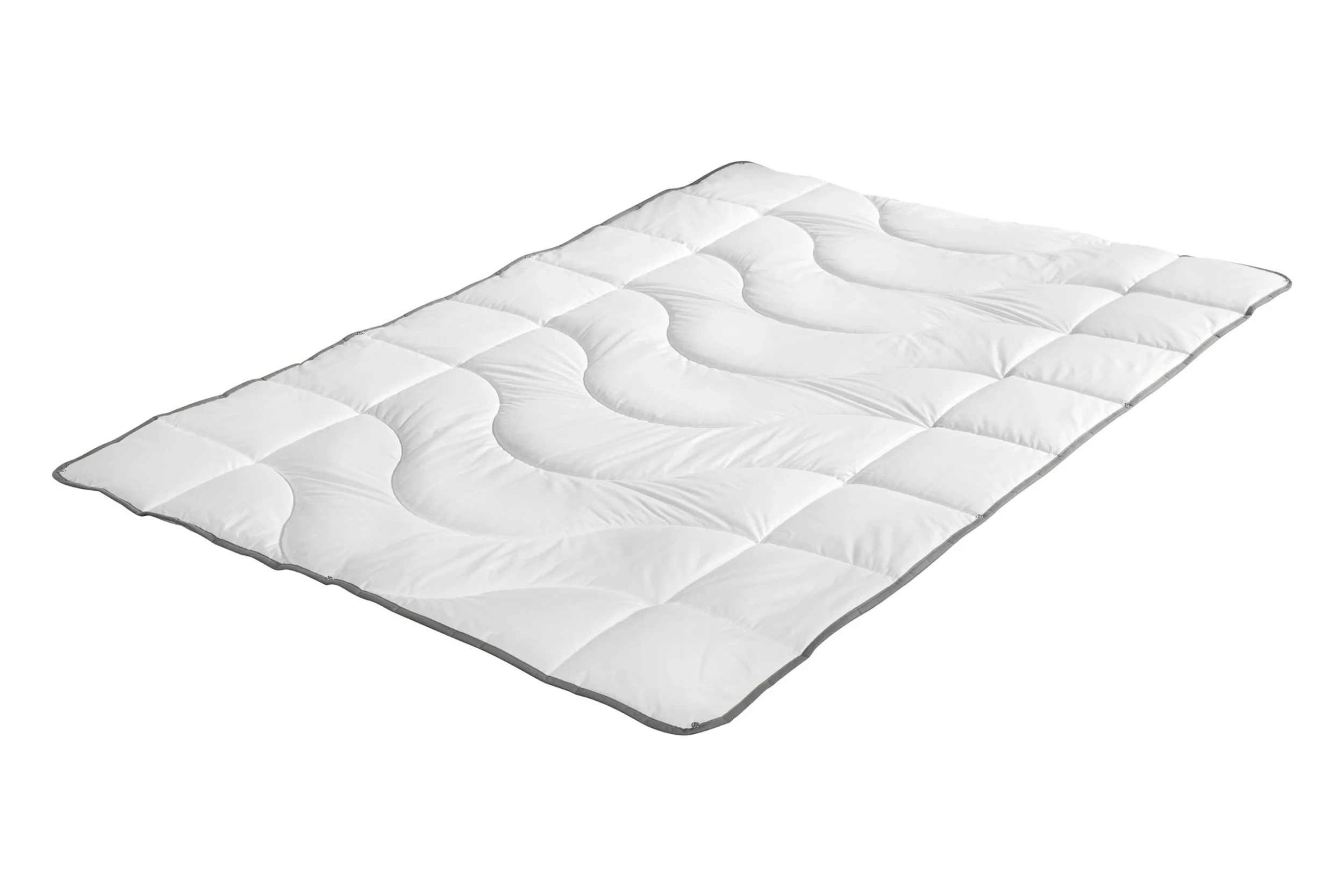 GMD Living 4-Jahreszeiten Perkal Steppdecke MARSEILLE In Farbe Weiß – Bild 3