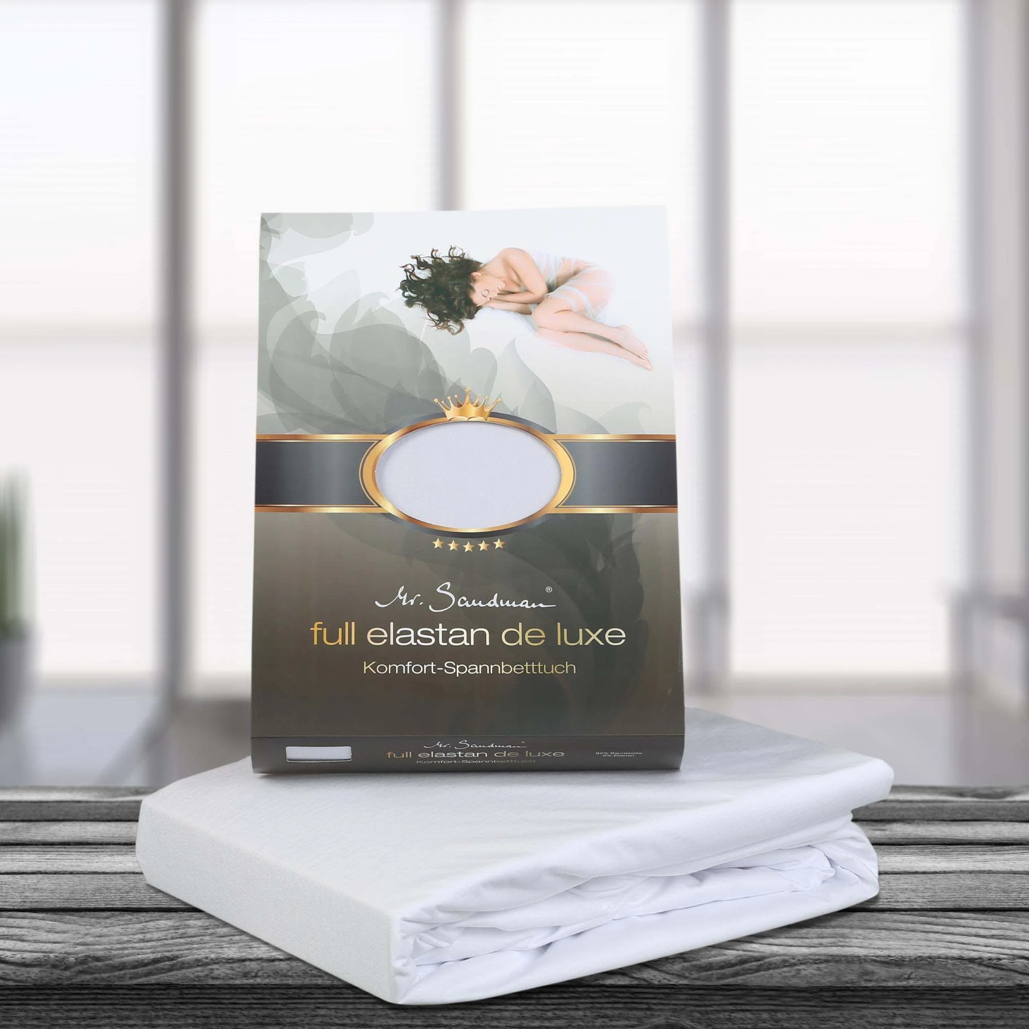 GMD Living Spannbetttuch FULL ELASTAN In Chrom – Bild 4