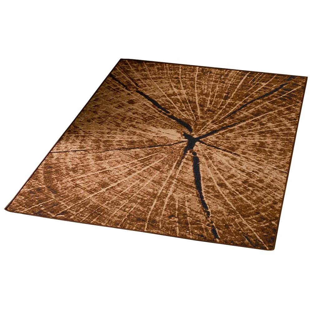 Hanse Home Design Teppich Baumstamm Eckig Braun