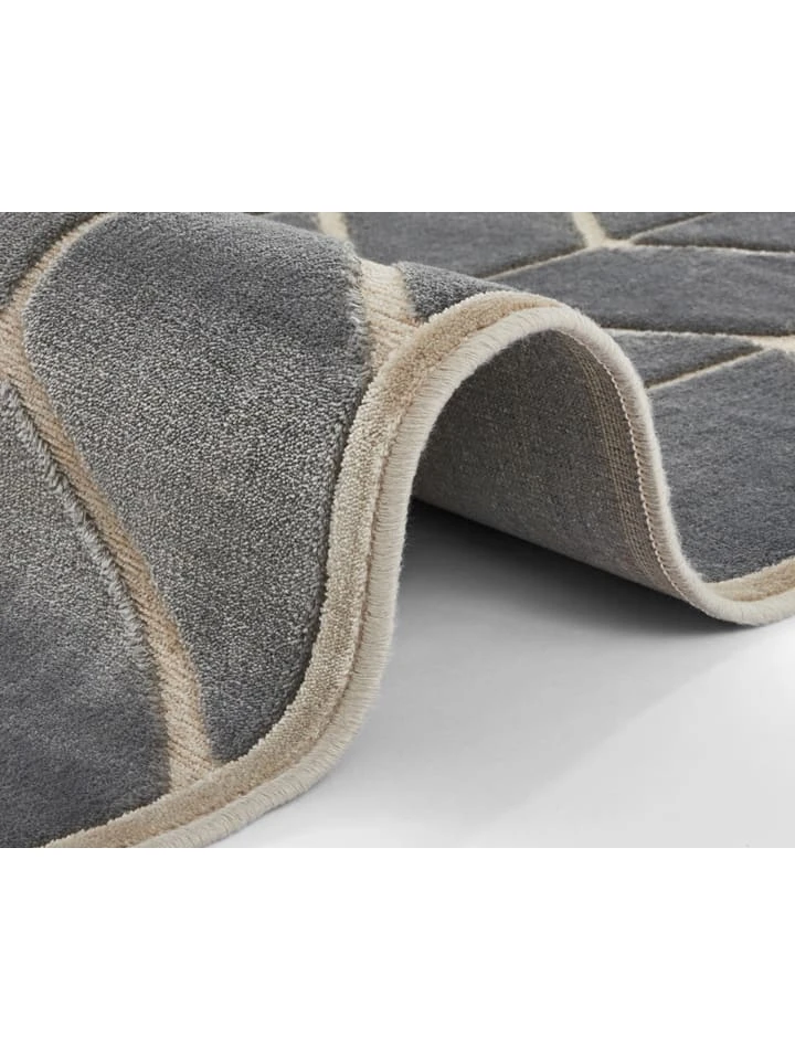 Hanse Home Hochflor-Teppich "Loire" In Grau – Bild 4