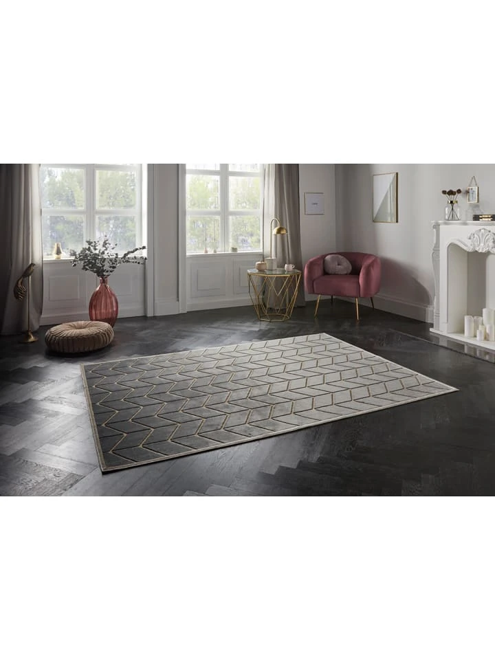 Hanse Home Hochflor-Teppich "Loire" In Grau – Bild 5
