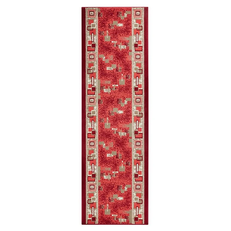 Hanse Home Kurzflor Teppich Läufer Cube Rot