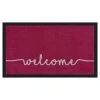 Hanse Home Schmutzfangmatte Cozy Welcome Himbeerrot 45x75 Cm