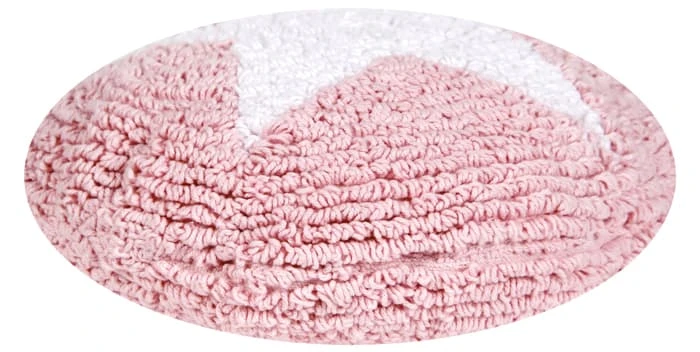 Happy Decor Kids Kissen "Round Star" In Rosa/Weiß - 30x30 Cm – Bild 3