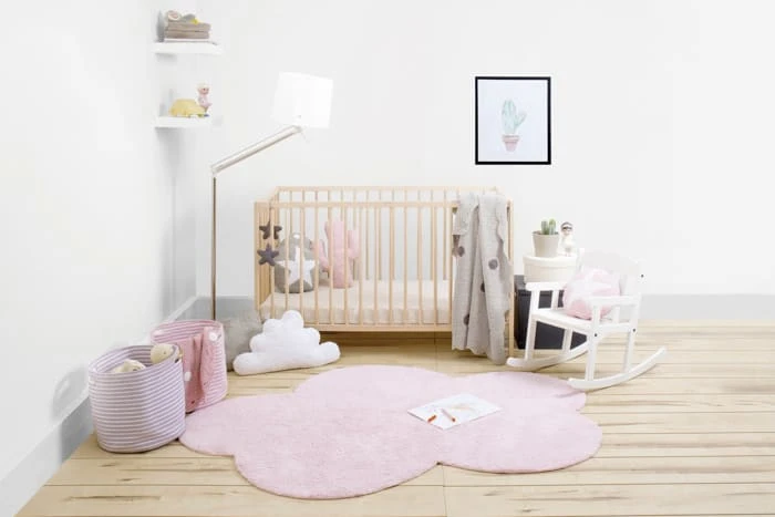 Happy Decor Kids Kissen "Round Star" In Rosa/Weiß - 30x30 Cm – Bild 6