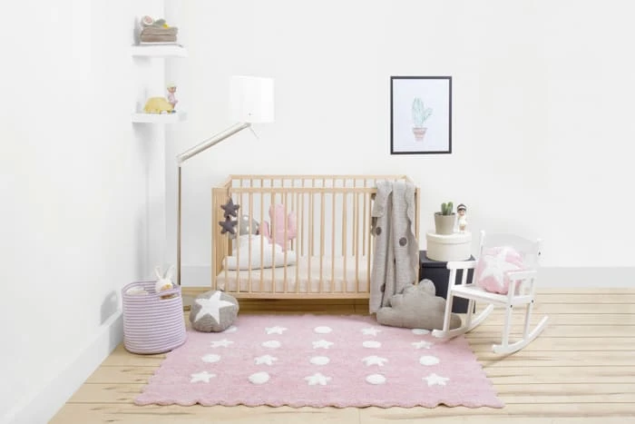 Happy Decor Kids Kissen "Round Star" In Rosa/Weiß - 30x30 Cm – Bild 8