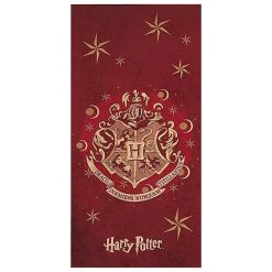Bade-/Strandtuch Harry Potter - (L) 140 Cm X (B) 70 Cm In Rot