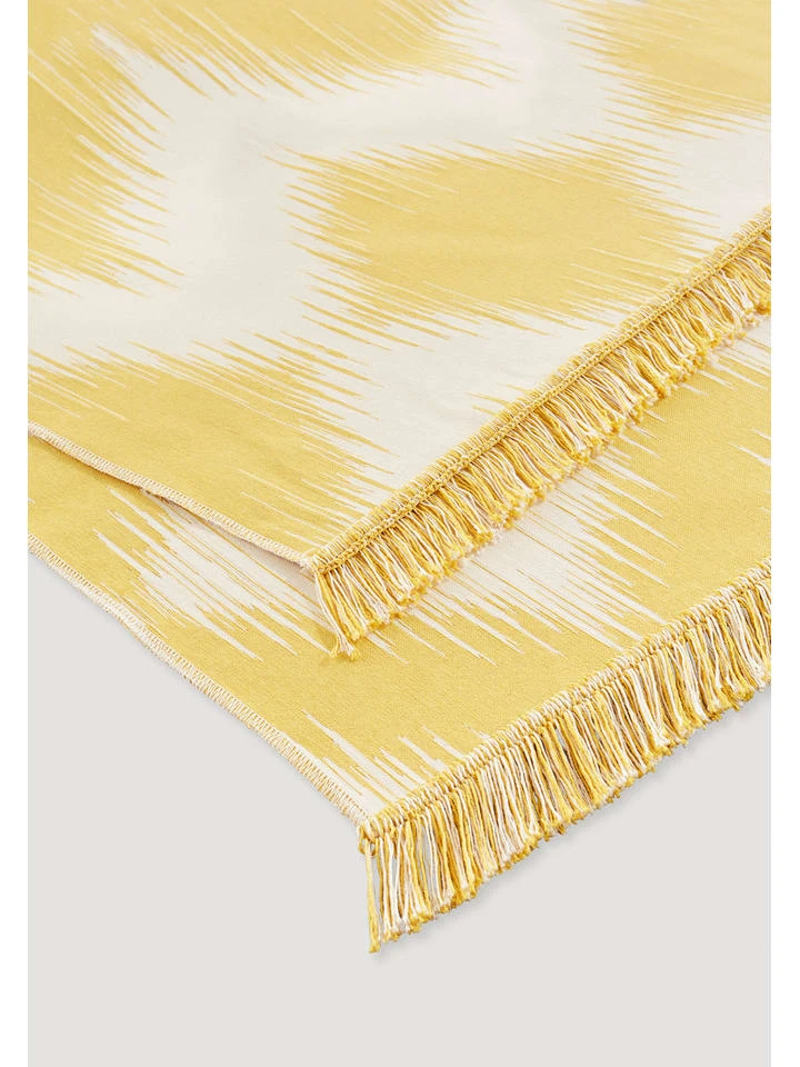 Hessnatur Baumwoll-Teppich "Ikat" In Gelb – Bild 2