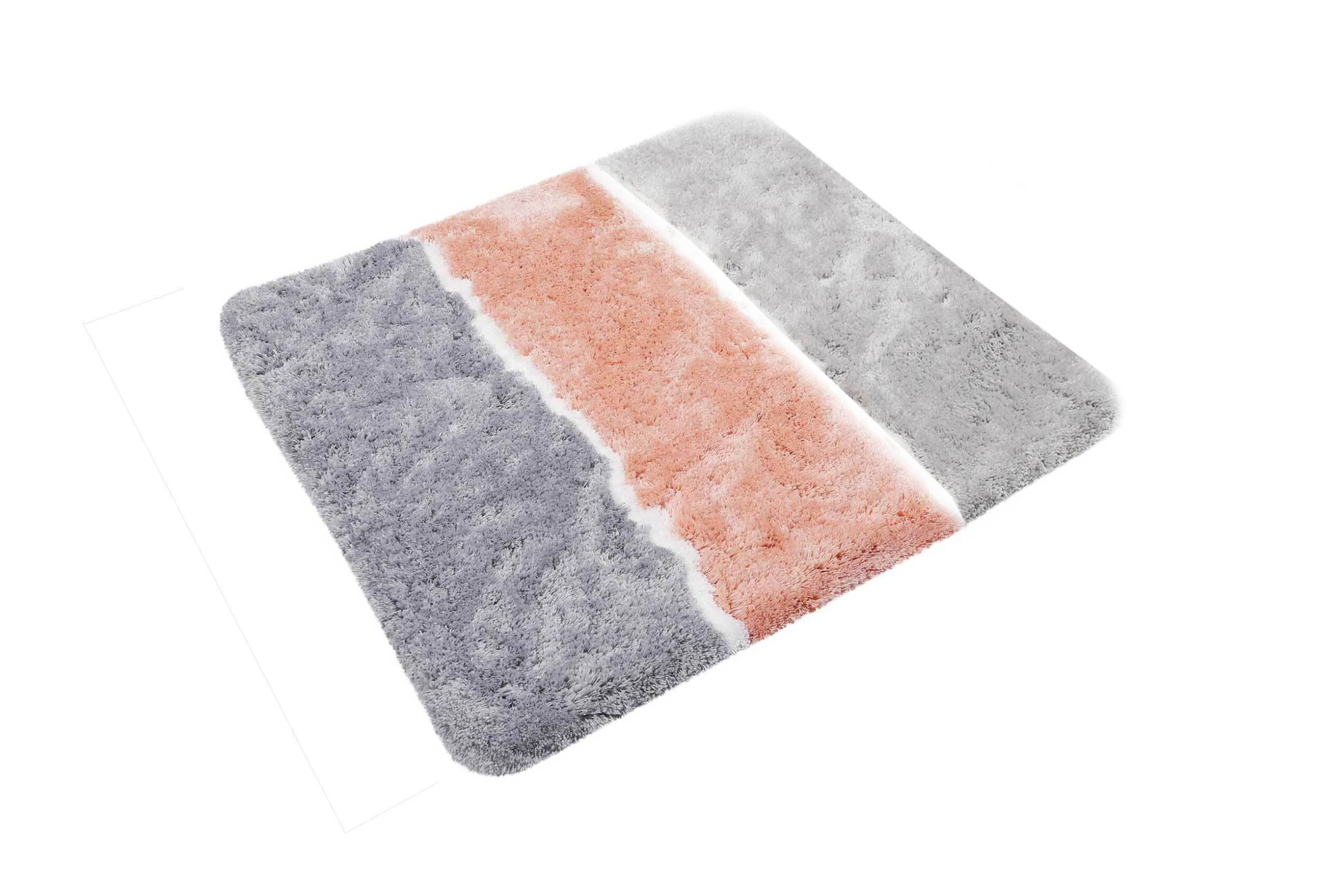 Homie Living Badteppich Rio Marina In Lachs Braun Grau – Bild 7
