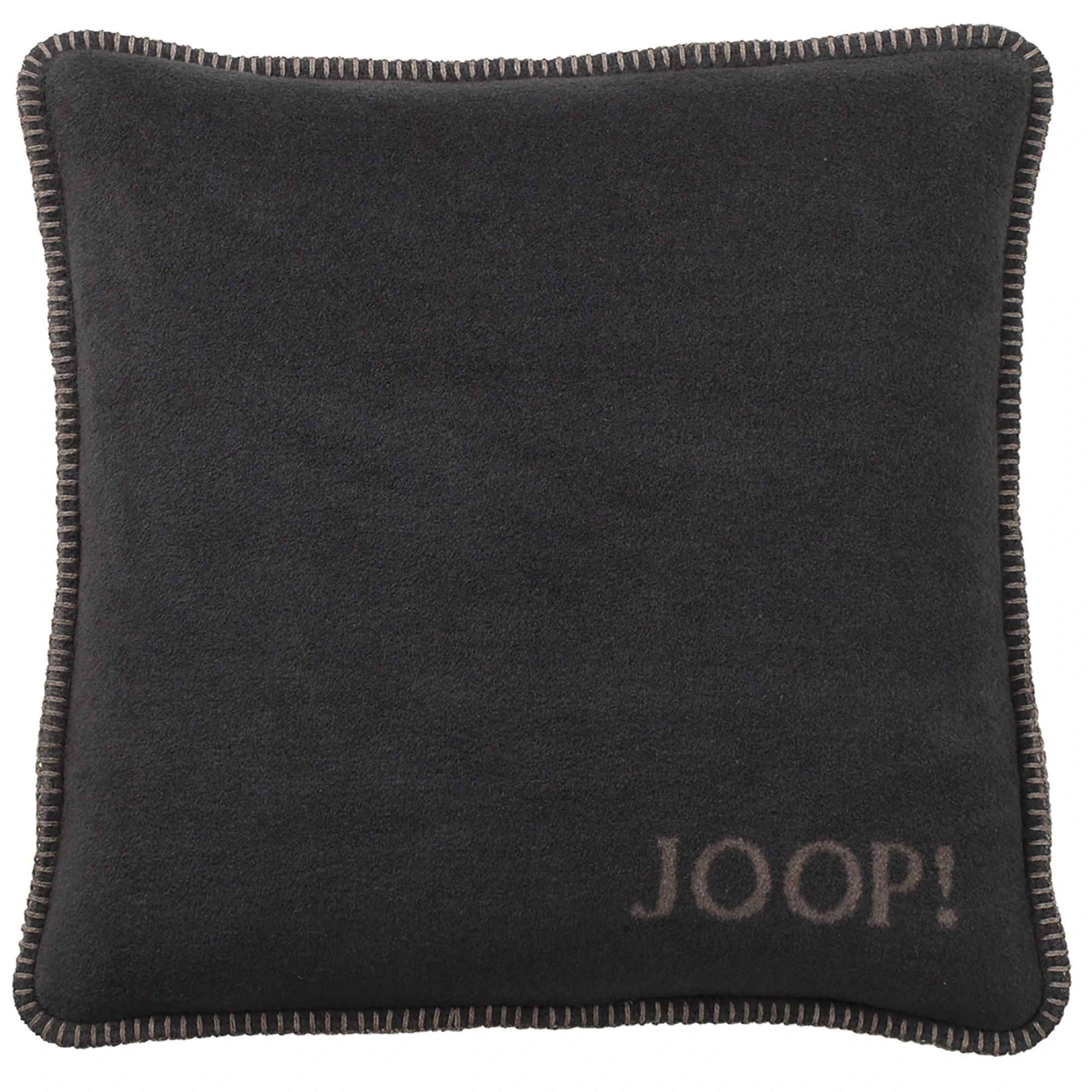 JOOP! Kissenhüllen Uni-Doubleface In Anthrazit-taupe