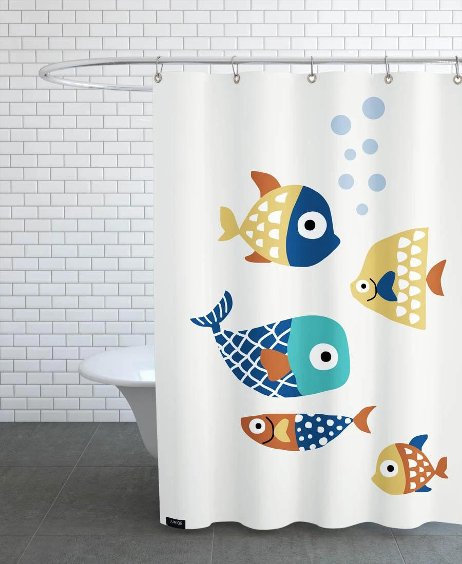 Juniqe Duschvorhang "Little Friends" In Bunt – Bild 3