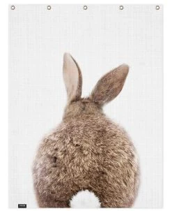 Juniqe Duschvorhang "Print 317" In Braun & Weiß