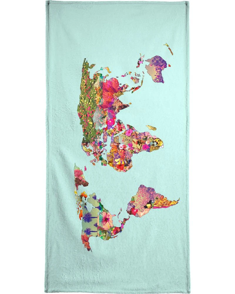 Juniqe Handtuch "It's Your World" In Bunt