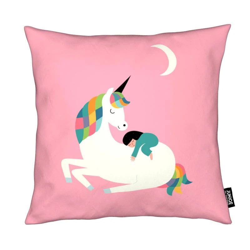 Juniqe Kissen "Me Time" In Rosa