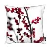 Juniqe Kissen "Red Berries 1" In Rot & Weiß