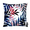 Juniqe Kissen "Tropical Leaves" In Blau & Rot